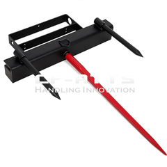 CF-HSS-39-4000滑动转向装载机拖拉机附件，带有39 “ Hay Spear，Bale Spears