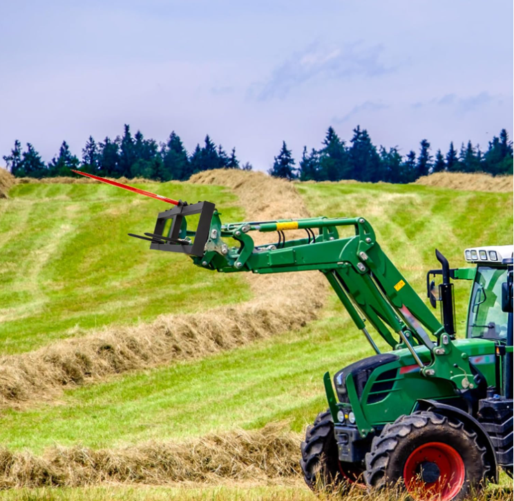 CF-HS-49-1600 Skid转向装载机拖拉机附件49 “ Hay Spear，Bale Spears