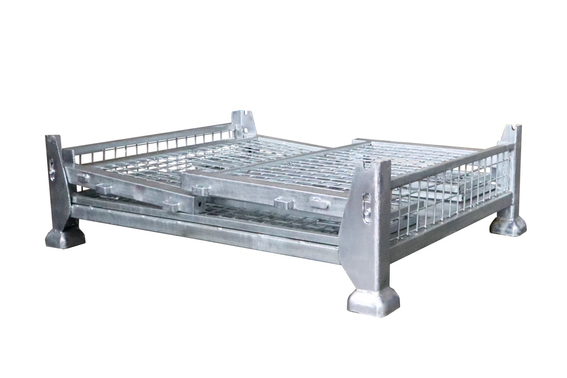 CF-CSC01 高清可折叠可堆叠托盘釜笼