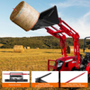 CF-HSS-39-4000滑动转向装载机拖拉机附件，带有39 “ Hay Spear，Bale Spears